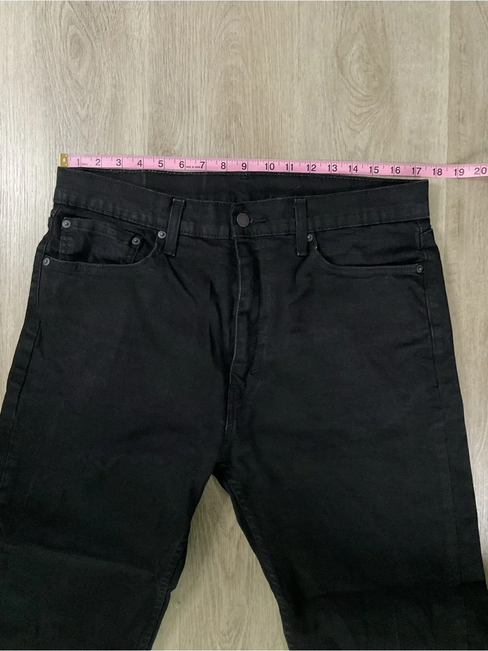 Levi's 505 Men's Black Relaxed Jeans Size 36x34 (Tailored)